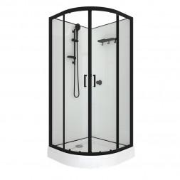 Triton Прайм-Блэк 90*90 А душевая кабина без крыши