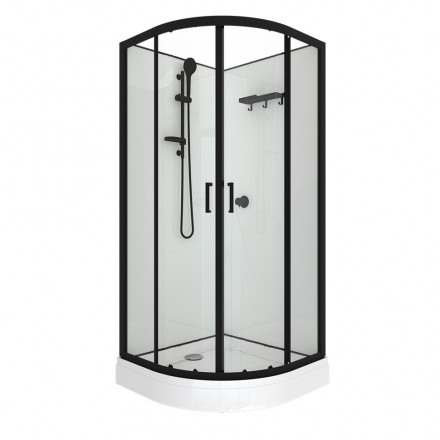 Triton Прайм-Блэк 90*90 А душевая кабина без крыши