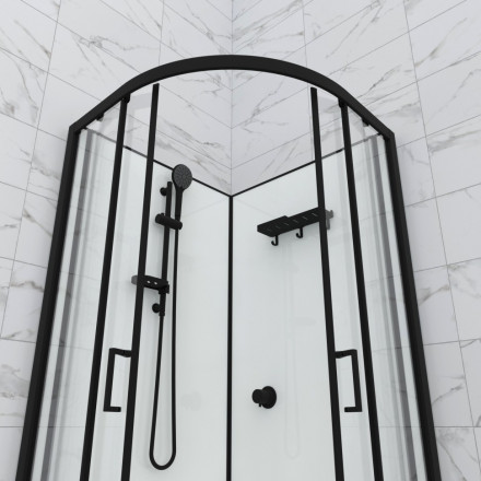 Triton Прайм-Блэк 90*90 А душевая кабина без крыши