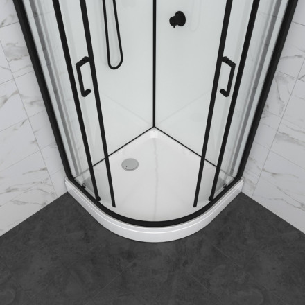 Triton Прайм-Блэк 90*90 А душевая кабина без крыши