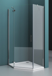 Belbagno KRAFT P1 80x80 L душевой угол стекло прозрачное