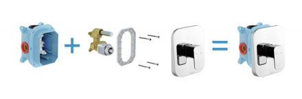 Ravak 10° Free TD F 066.00 для R-box Смеситель для душа