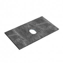 Sancos Столешница TT80A1 800х460 без отверстия под смеситель цвет black sky 