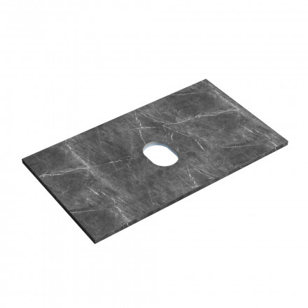 Sancos Столешница TT80A1 800х460 без отверстия под смеситель цвет black sky 