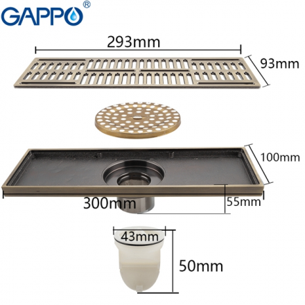 Gappo G83001-4 трап
