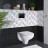 BERGES АТОМ 40332 410 инсталяция для унитаза кнопка черная Soft Touch