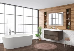 BelBagno PIETRA MINI-500AS-2C-SO-PT тумба с раковиной подвесная