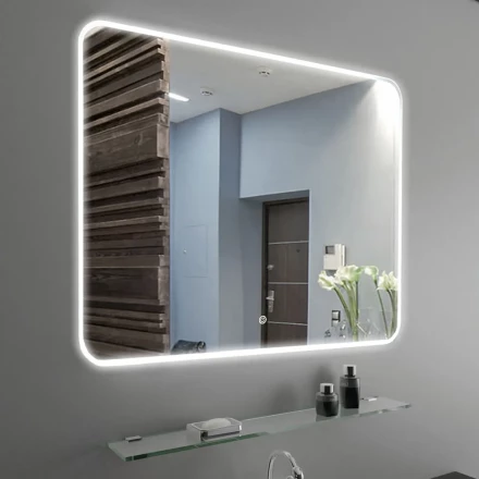 Azario Alone Raggio CS00078965 Зеркало влагостойкое с подсветкой и функцией диммера 800х600