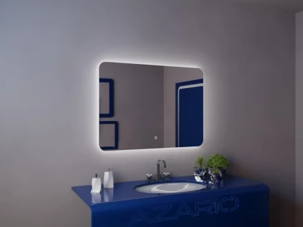 Azario Alone Raggio CS00078966 Зеркало влагостойкое с подсветкой и функцией диммера 1000х700