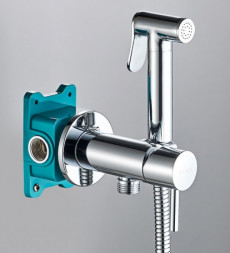 Almaes BENITO AL-859-01 хром гигиенический душ со смесителем