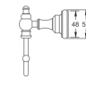 Rose RG1121 Крючок двойной хром Rose RG1121 Крючок двойной хром