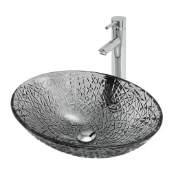 ABBER Glas AK2303B раковина накладная стеклянная