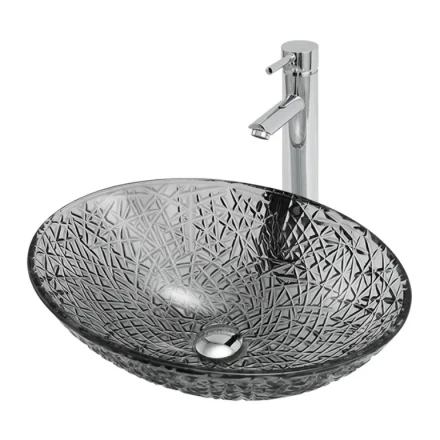 ABBER Glas AK2303B раковина накладная стеклянная