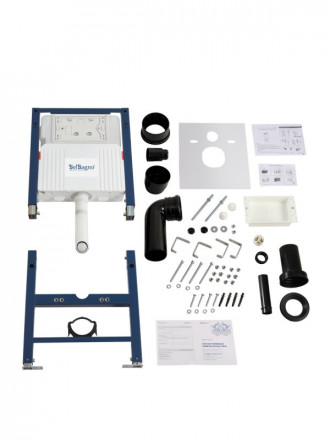 Belbagno BB-109-M-C инсталляция для подвесного унитаза сборная из двух частей