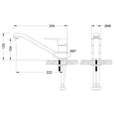 Lemark Point LM0304C смеситель для кухни