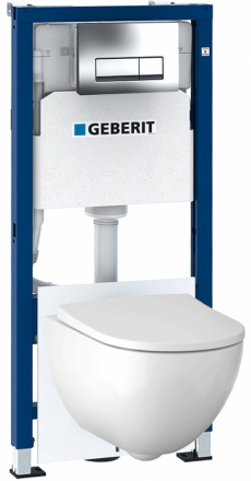 GEBERIT Acanto 500.128.21.A Унитаз с инсталляцией подвесной
