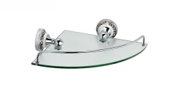 Fixsen Bogema FX-78503A Полка стеклянная угловая