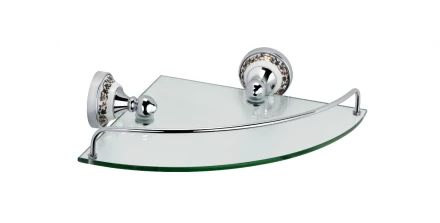 Fixsen Bogema FX-78503A Полка стеклянная угловая