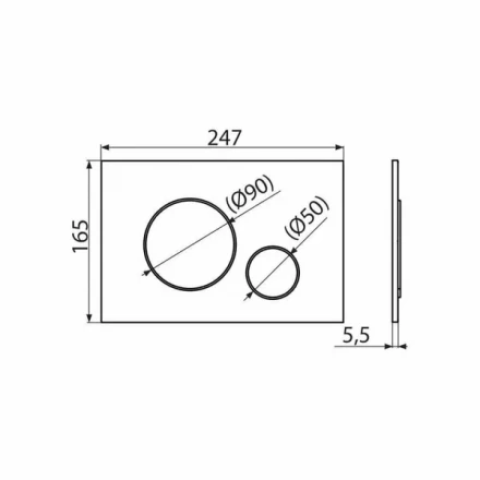 AlcaPlast A101/1120 Комплект 4в1 инсталляция с клавишей M671 хром