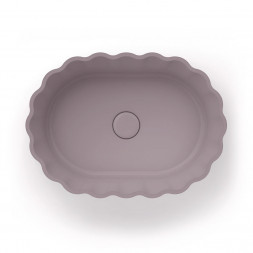 Kerama Marazzi Artbasin Conchiglia 50 раковина накладная, мальва матовая