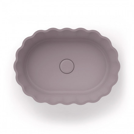 Kerama Marazzi Artbasin Conchiglia 50 раковина накладная, мальва матовая