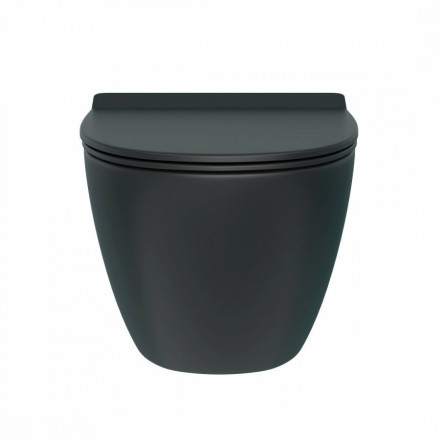 Teymi T40114 Lina Pro Vortex black tornado Унитаз подвесной