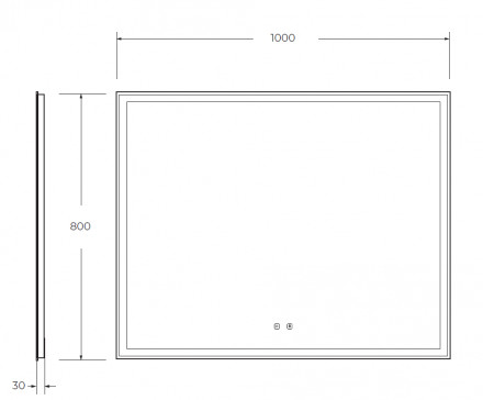 BelBagno SPC-GRT-1000-800-LED-TCH-SNDЗеркало голосовым управлением и подогревом