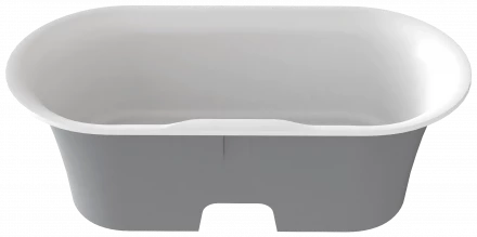 Bas Венеция 170x80 Серая ванна из искусственного камня