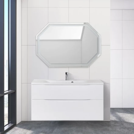 BelBagno KRAFT-800-1C-SO-BO тумба c раковиной подвесная с одним ящиком и одной открытой полкой