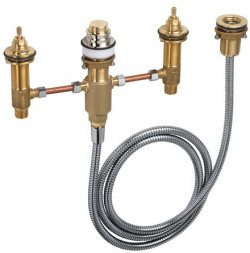 Hansgrohe 13244180 скрытая часть смесителя на 4 отверстия на край ванны