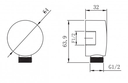 Lemark LM8086C Подключение для душевого шланга
