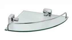 Fixsen Kvadro FX-61303A Полка стеклянная угловая