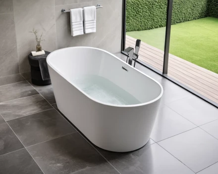 Ceruttispa RESIA170MWII акриловая ванна матовая 170x75