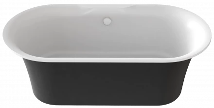 Bas Венеция 170x80 Черная ванна из искусственного камня