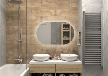 Континент Fleur medium 1000x600 зеркало