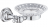 Rose RG1103 Мыльница стеклянная хром