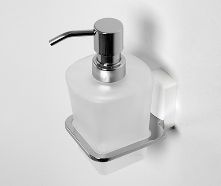 Wasserkraft Leine WHITE К-5099WHITE Дозатор для жидкого мыла стеклянный