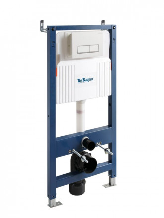 Belbagno BB-101-M-BR инсталляция для подвесного унитаза с кнопкой смыва