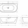 Abber AB9216-1.7R Акриловая ванна 170x80 Abber AB9216-1.7R Акриловая ванна 170x80