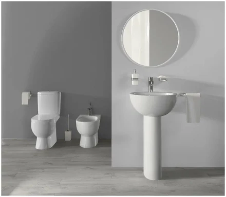 Унитаз-компакт Sanita luxe Art WC.CC/Art/2-DM/WHT.G/S1 с сиденьем soft close