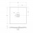 BelBagno UNO TRAY-MR-UNO-A-80-35-W-CR душевой поддон из искусственного мрамора в комплекте с сифоном