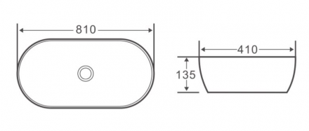 BelBagno BB1349 Раковина накладная