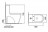 Santiline SL-5012SM-BD Унитаз напольный моноблок с встроенным смесителем и функцией биде