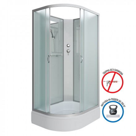 Niagara NG-33084-14LBK 100x80 душевая кабина