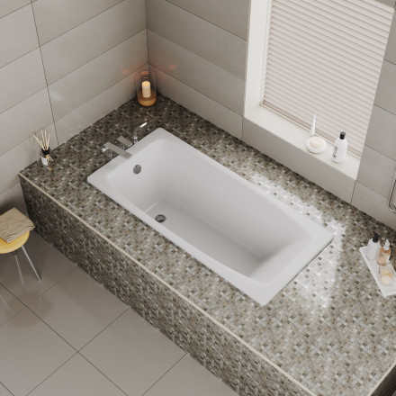 Delice Repos DLR 220508R Ванна чугунная 170х70