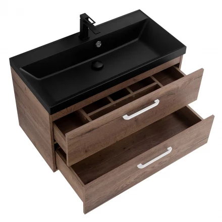 BelBagno MARINO-CER-1200-4C-SO-2-BL-P тумба с раковиной на две чаши четырьмя ящиками подвесная