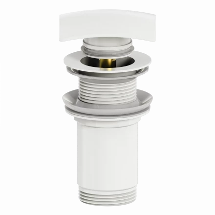 Wonzon &amp; Woghand WW-88SS08-MW Донный клапан для раковины белый матовый