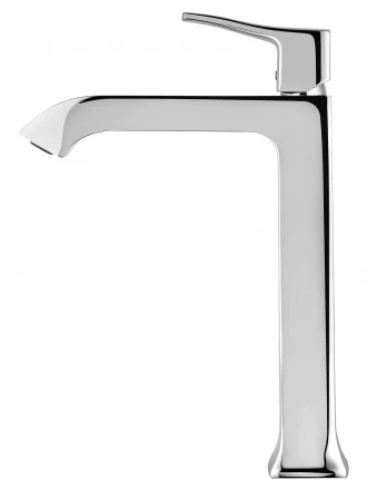 Wonzon &amp; Woghand Flex WW-88019072-CR Смеситель для раковины высокий черный матовый