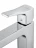 Wonzon &amp; Woghand Flex WW-88019072-CR Смеситель для раковины высокий черный матовый