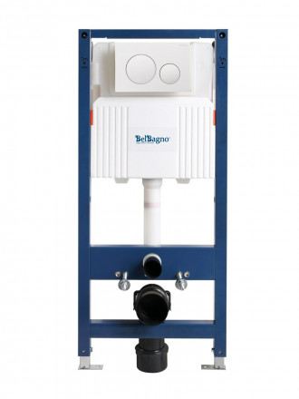 Belbagno BB-101-M-BC инсталляция для подвесного унитаза с кнопкой смыва